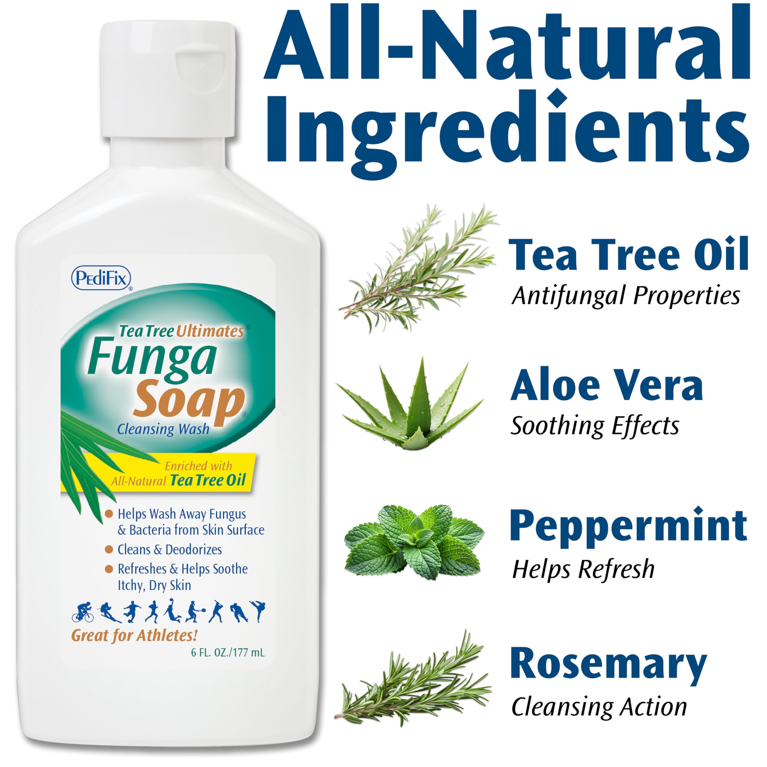 Pedifix FungaSoap tea tree oil foot soap application