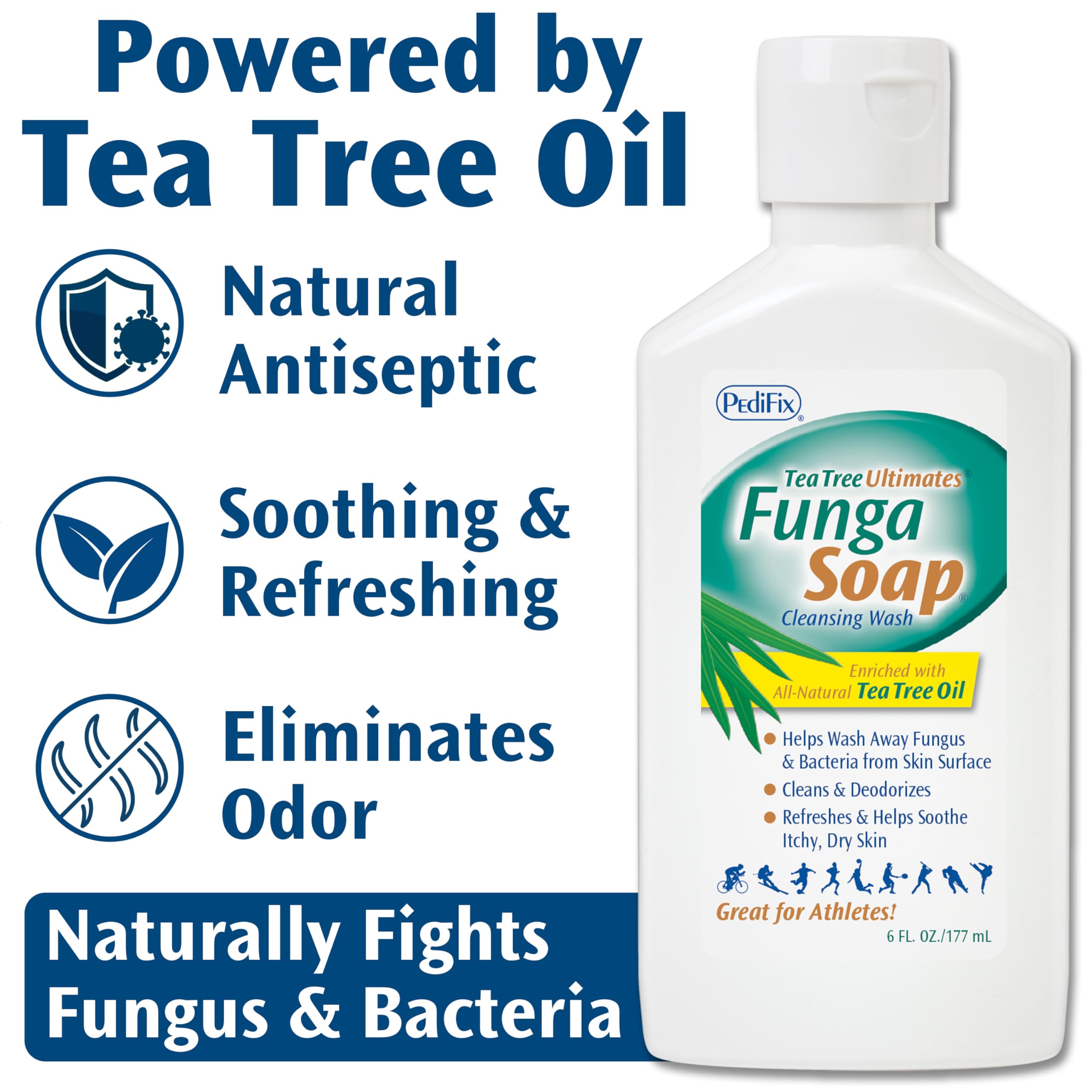 Pedifix FungaSoap liquid cleanser for athlete's foot