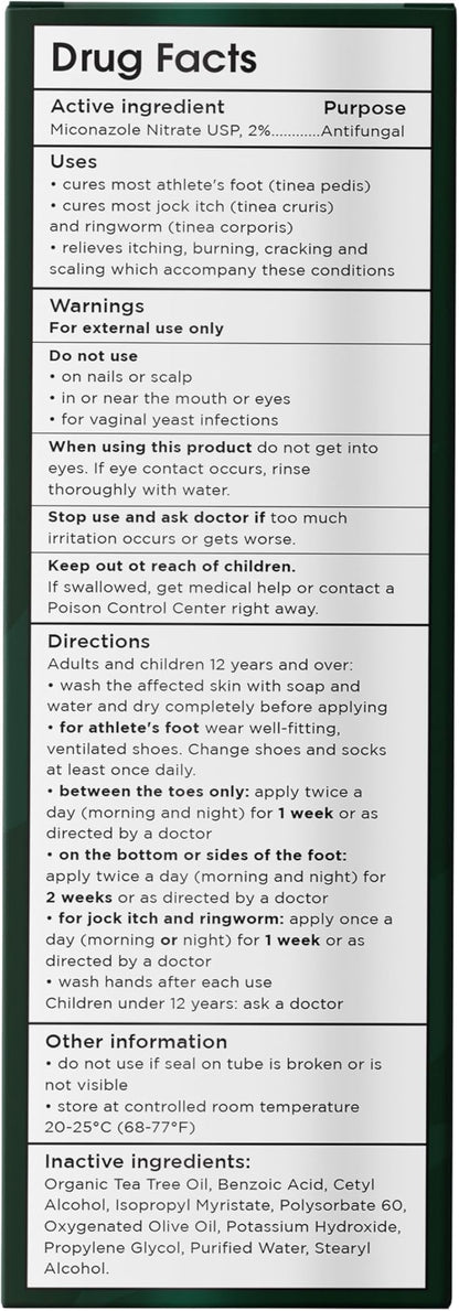 Spa-like foot care routine with tea tree scrub