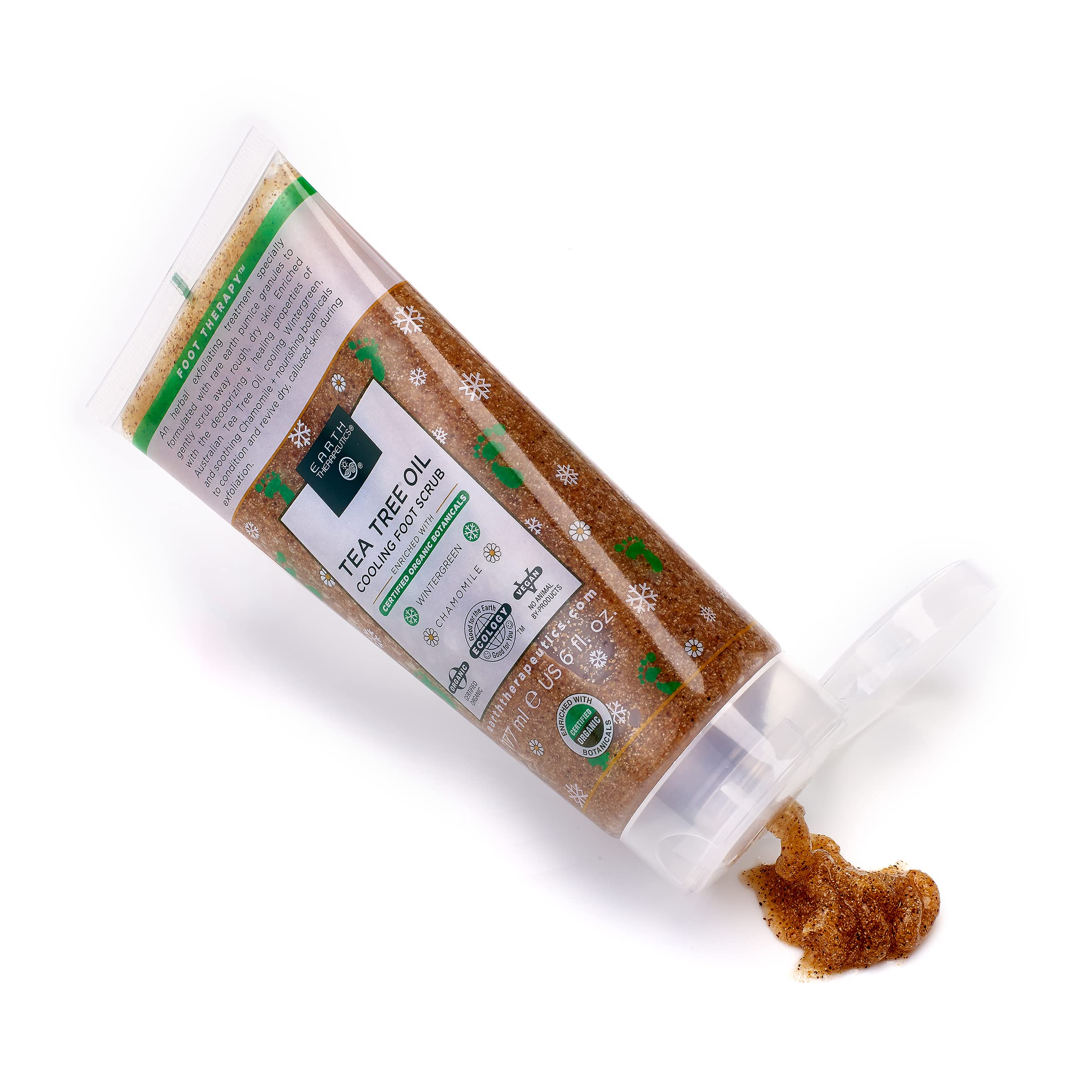 Earth Therapeutics pro-organic foot treatment for smoothing dry callused heels and soles.