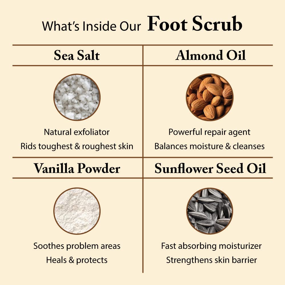 Texture of FootFitter exfoliating sea salt scrub