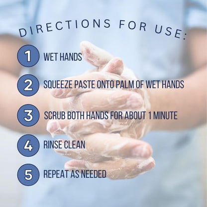 Mackenzie's Fisherman Hand Scrub bottle label details