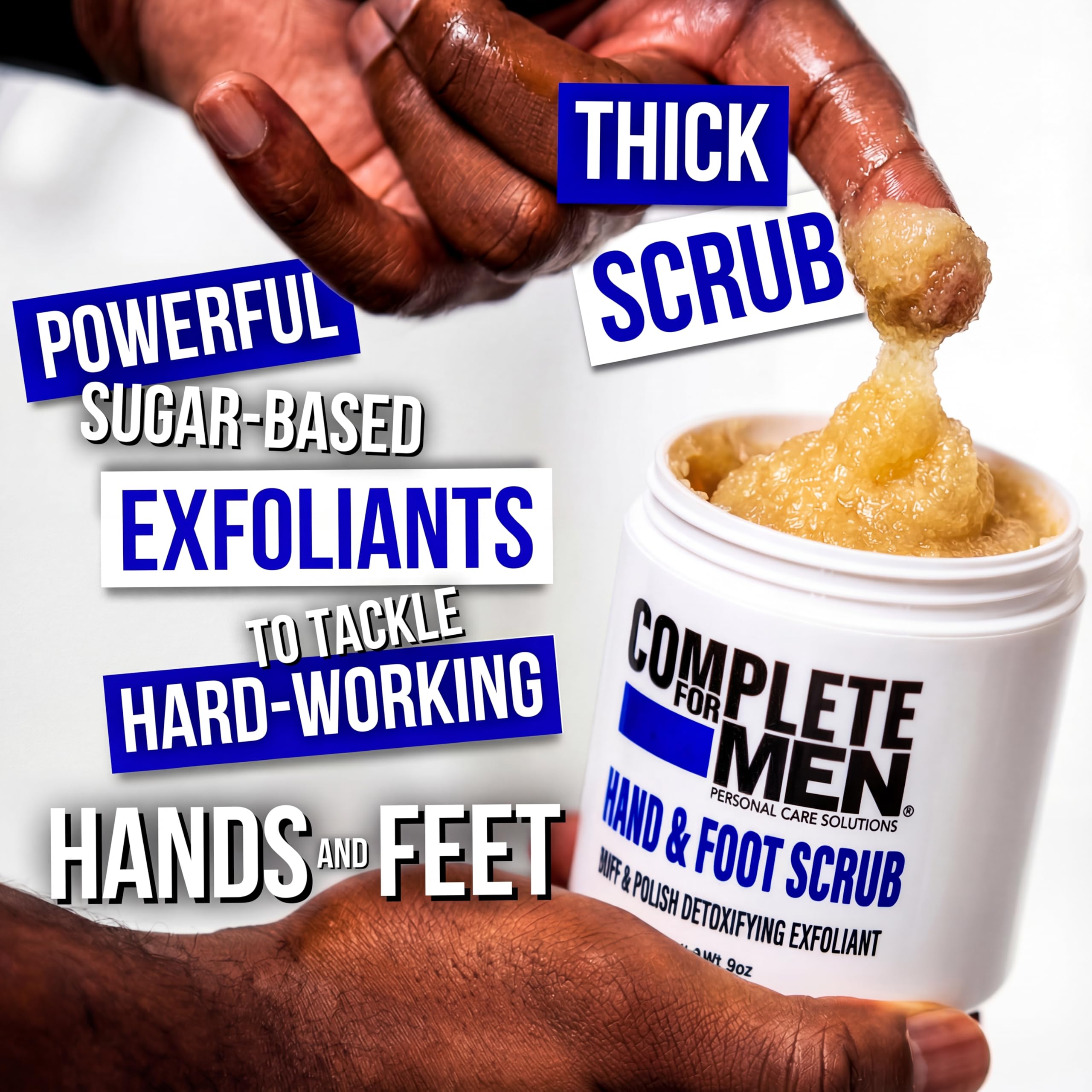 Complete For Men foot scrub used for pedicure care