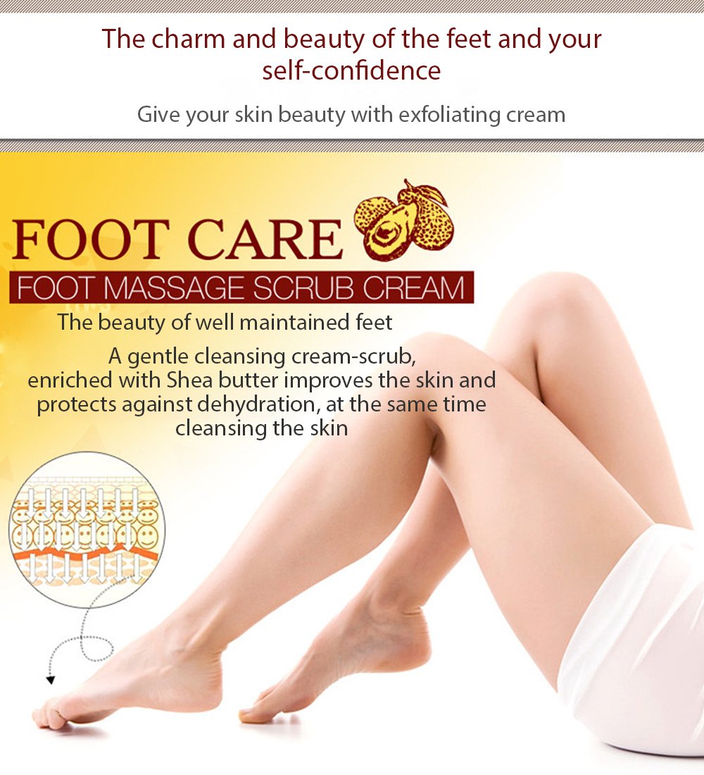 BIOAQUA foot care jar unboxed demonstrating genuine imported packaging.