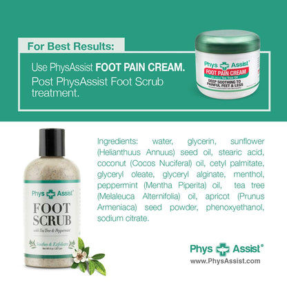 Natural apricot seed powder foot exfoliator for cracked heels