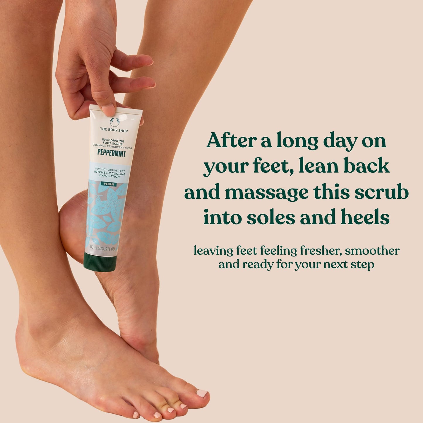 The Body Shop Peppermint Invigorating Foot Scrub ingredient focus