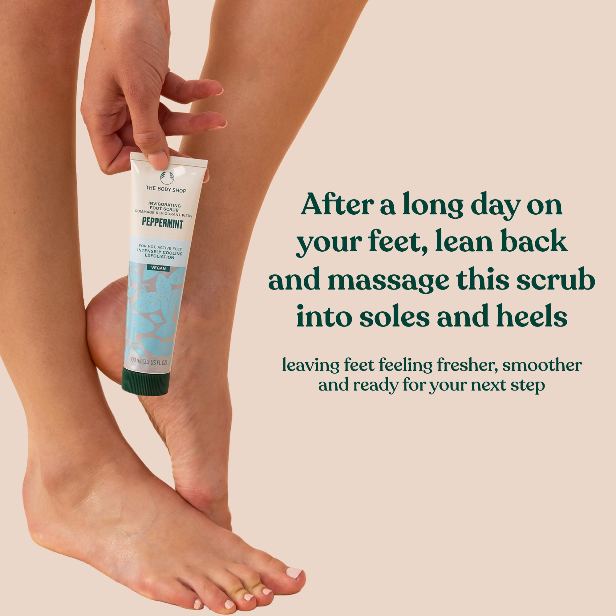 The Body Shop Peppermint Invigorating Foot Scrub ingredient focus