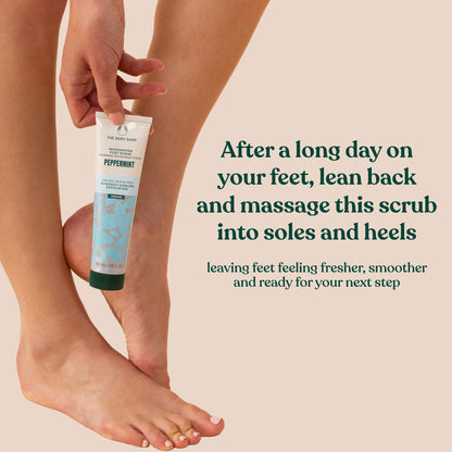 The Body Shop Peppermint Invigorating Foot Scrub ingredient focus