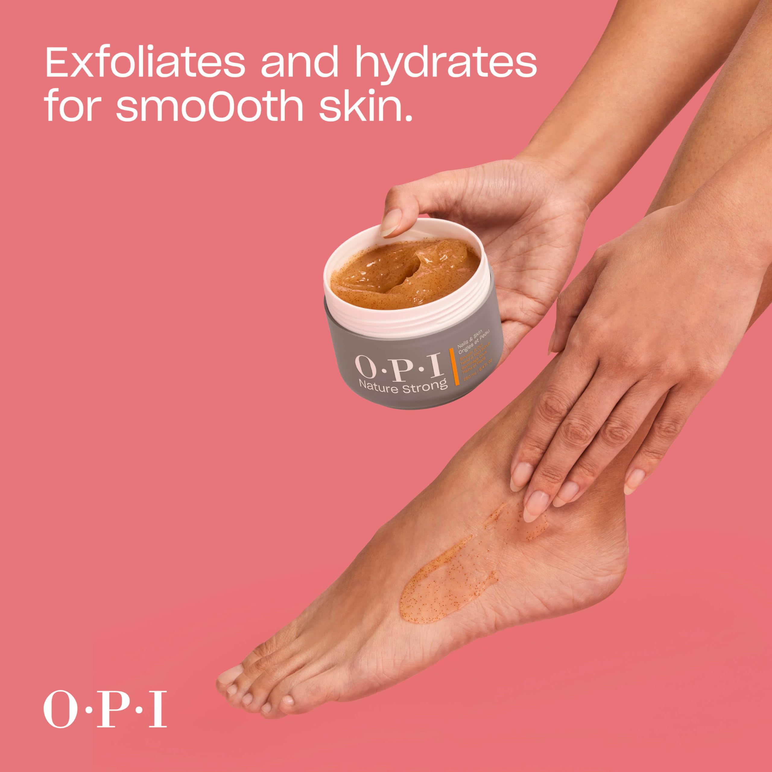 Texture of OPI Nature Strong Hand and Foot Scrub