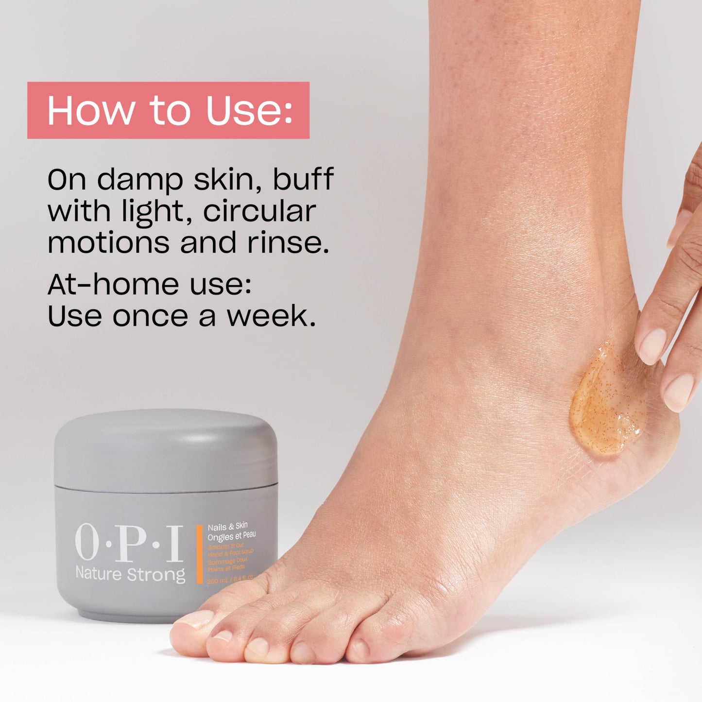 OPI Nature Strong skincare range for hands and feet