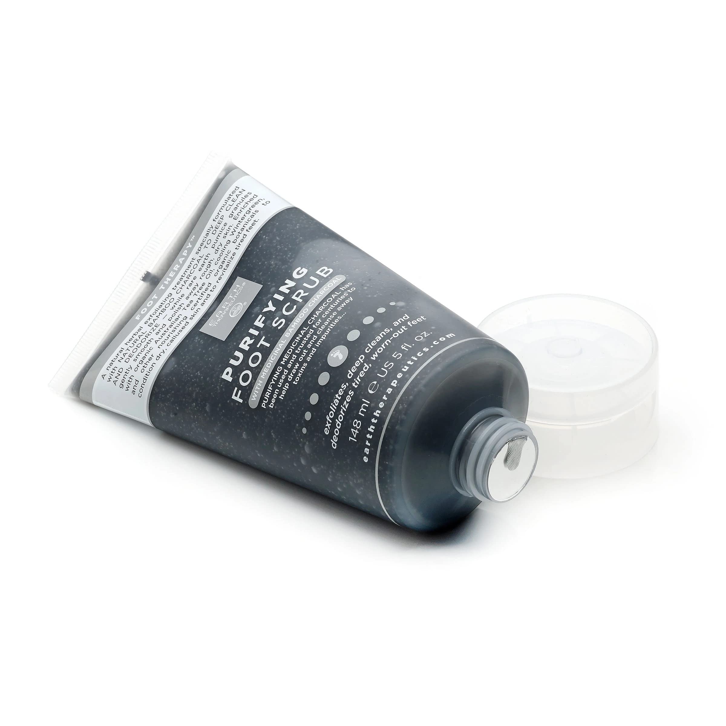 Earth Therapeutics exfoliating foot treatment cream with volcanic pumice granules for removing dead skin and calluses