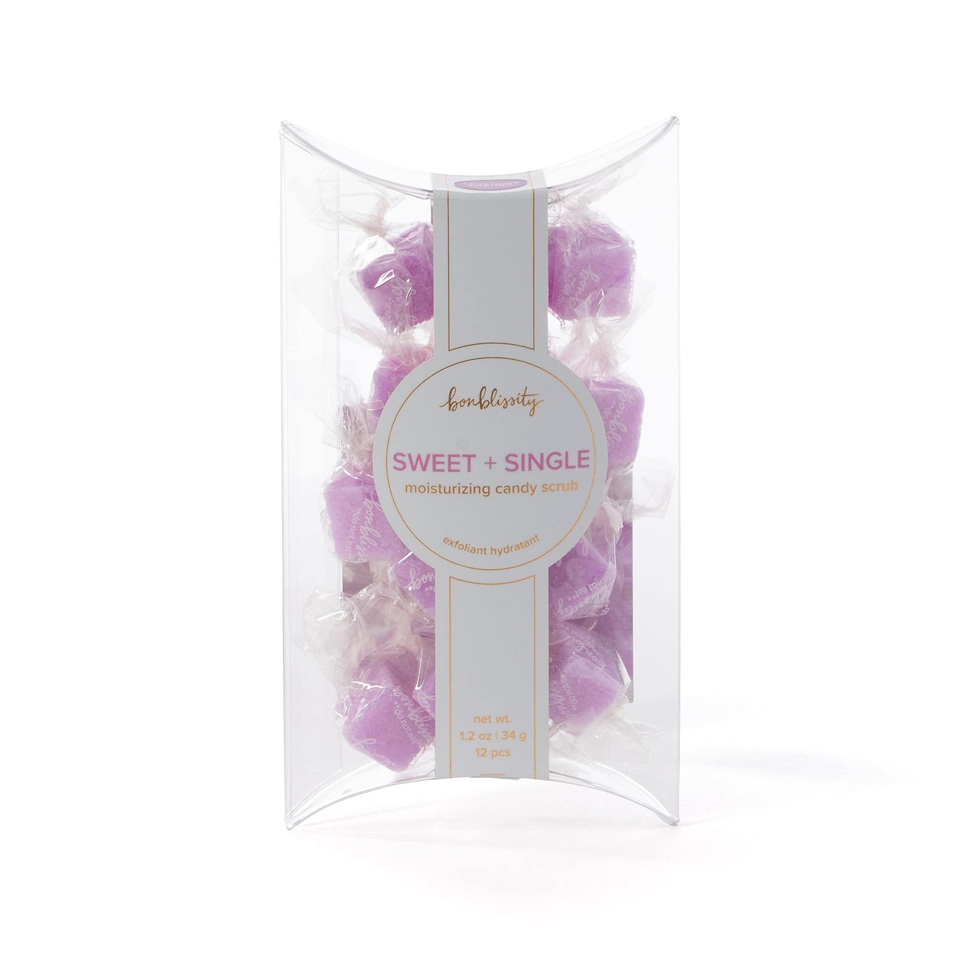 Bonblissity sugar scrub cube texture and lotion transition