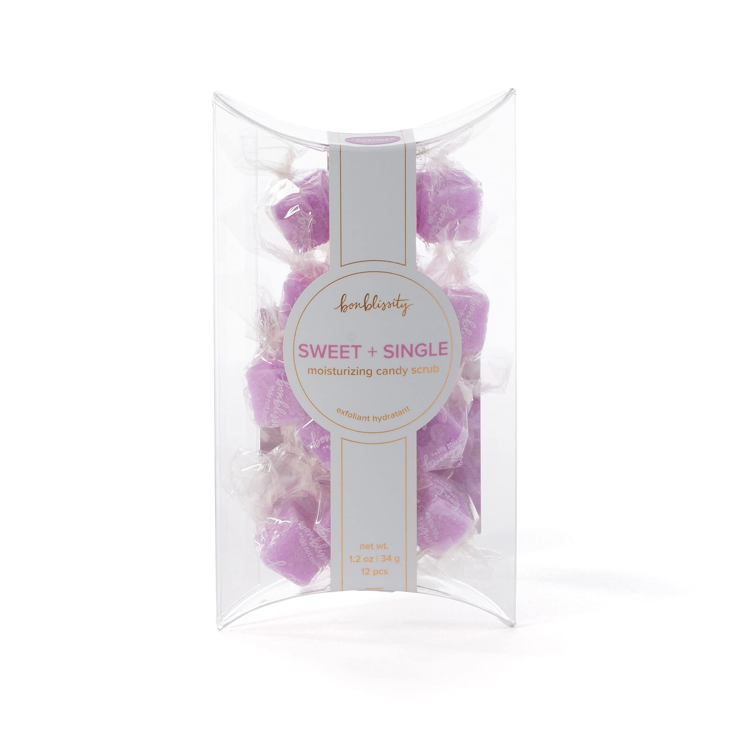 Bonblissity sugar scrub cube texture and lotion transition