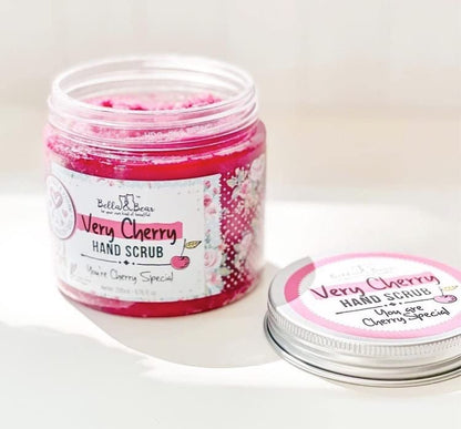 Vegan and cruelty free hand scrub packaging labels