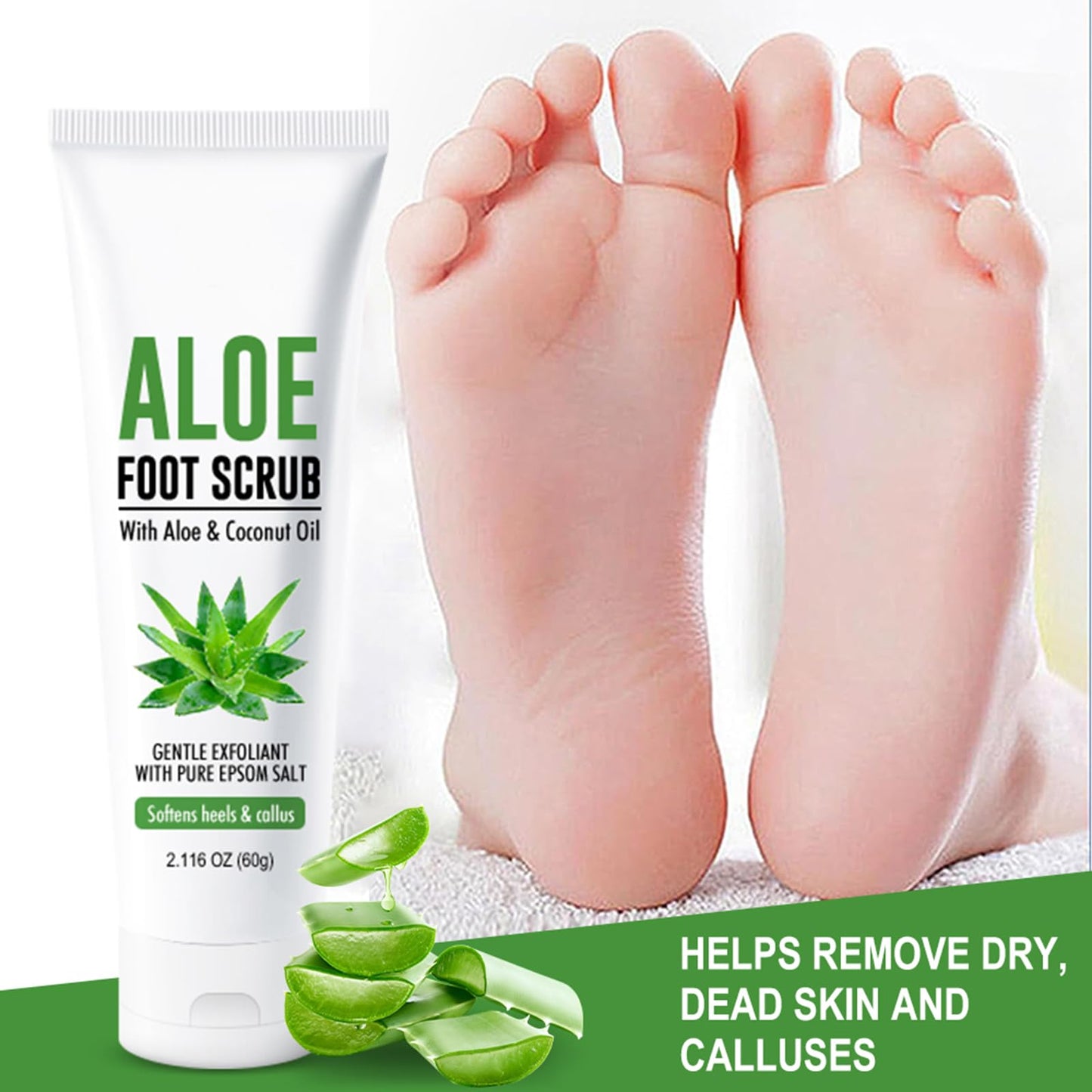 Foot scrub benefits for dry skin and calluses
