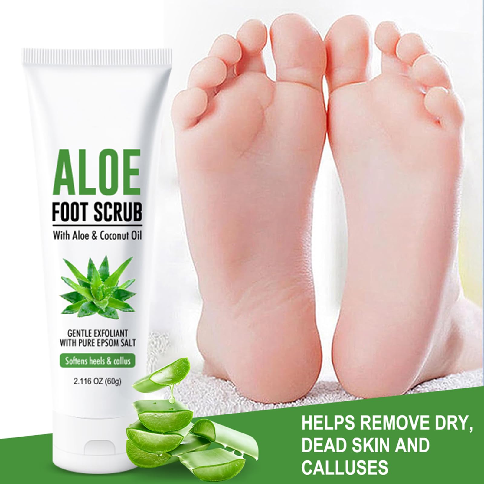 Foot scrub benefits for dry skin and calluses