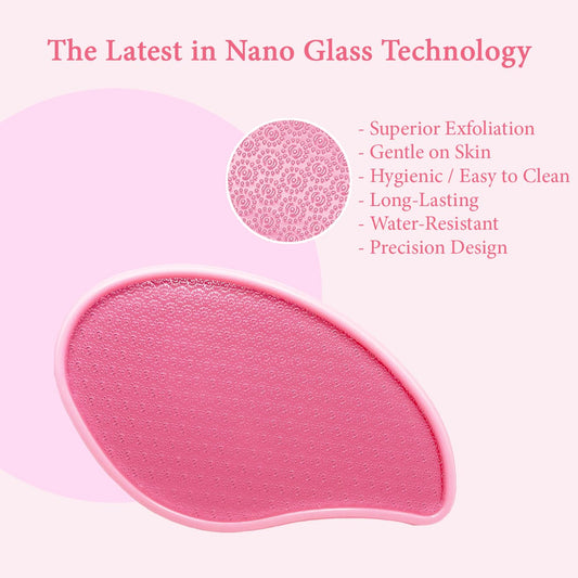 Close up of nano glass texture on professional foot exfoliating tool