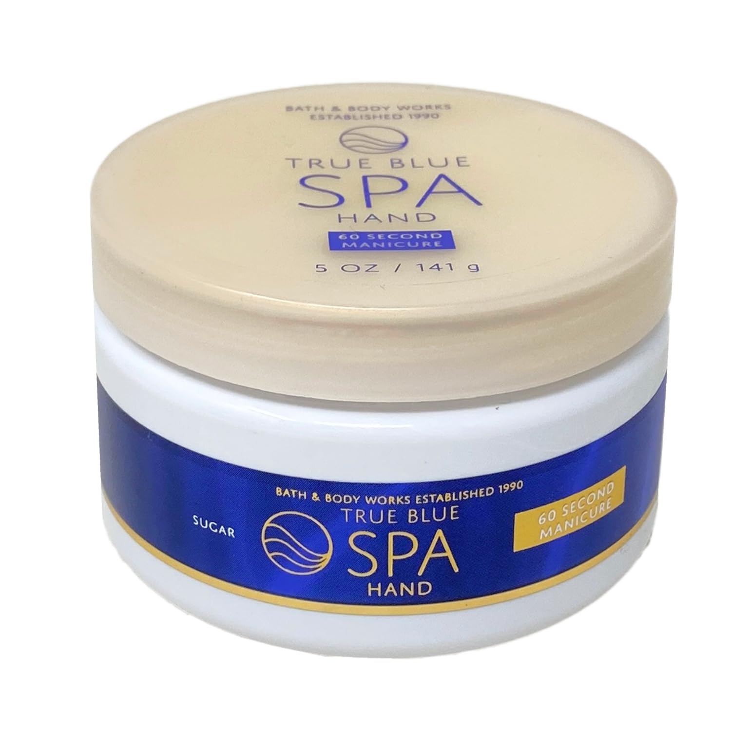 Bath and Body Works True Blue Spa 60 Second Manicure scrub and oats soap set