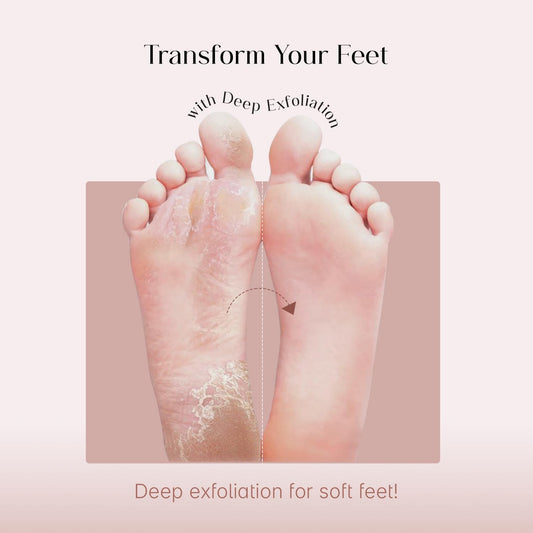 Seoulskin exfoliating foot mask pack for cracked heels