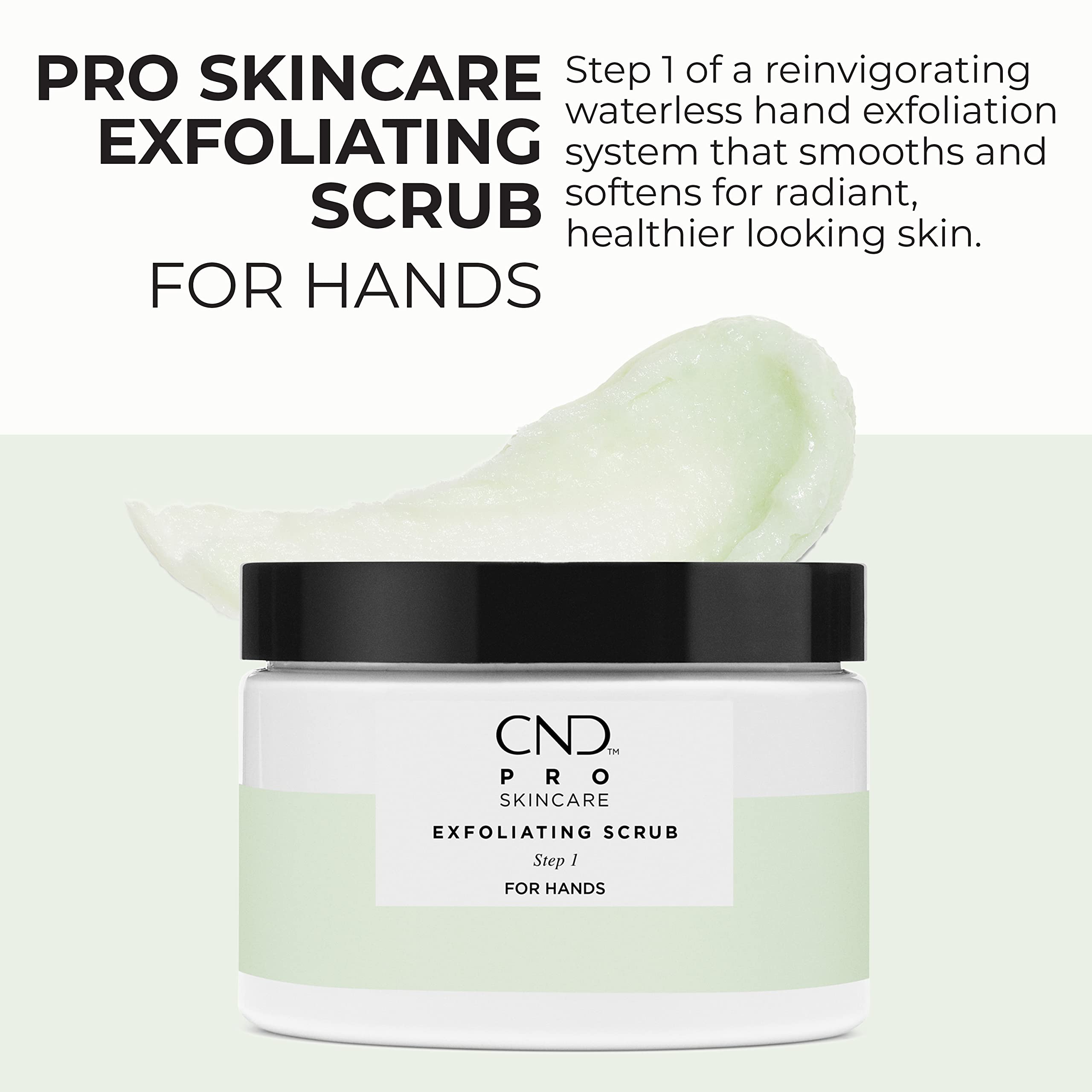 Cnd Pro Skincare Step One hand scrub packaging