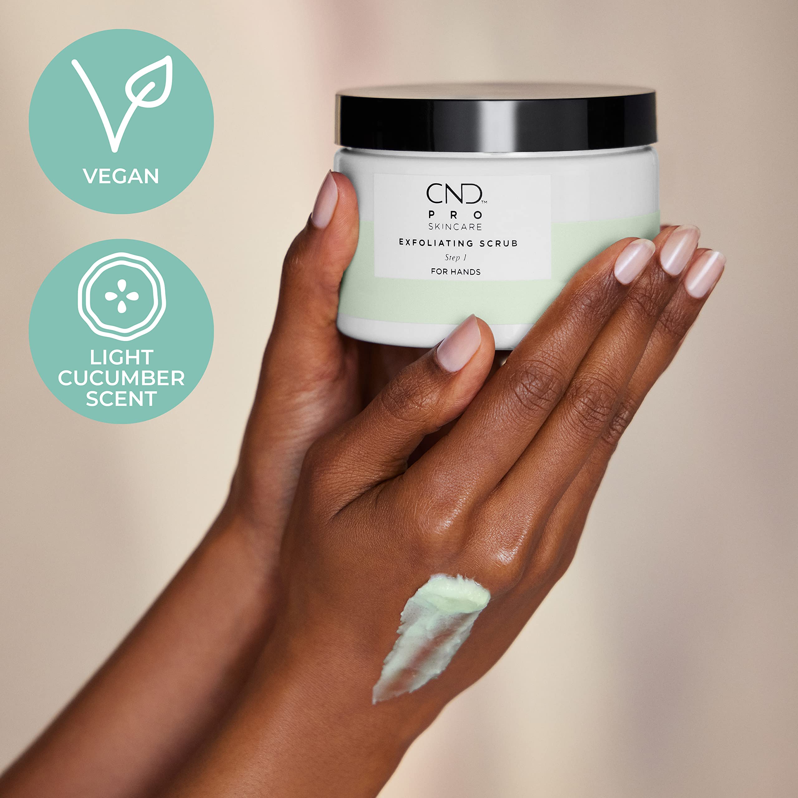Cnd Pro Skincare professional hand exfoliation jar