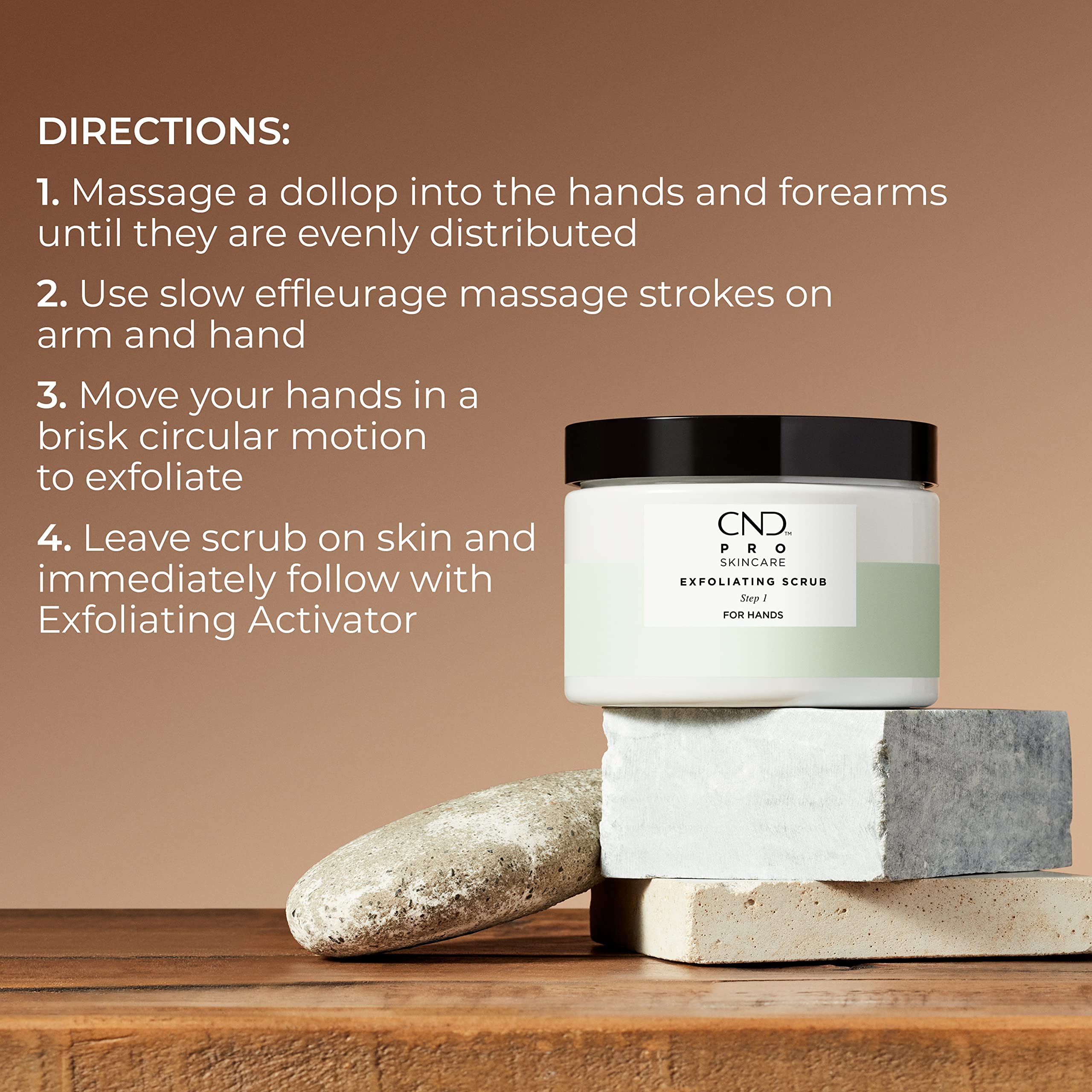 Authentic Cnd Pro Skincare scrub for hands and arms