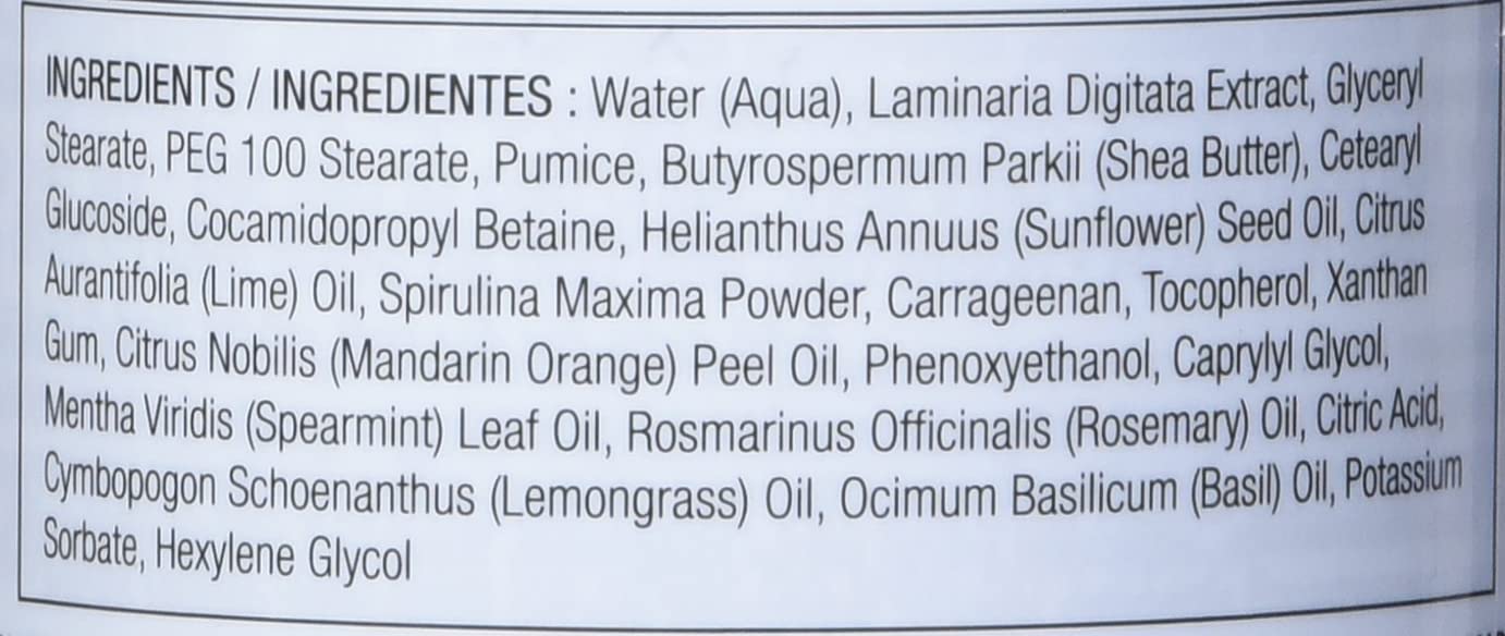 Authentic Footlogix seaweed scrub for professional use