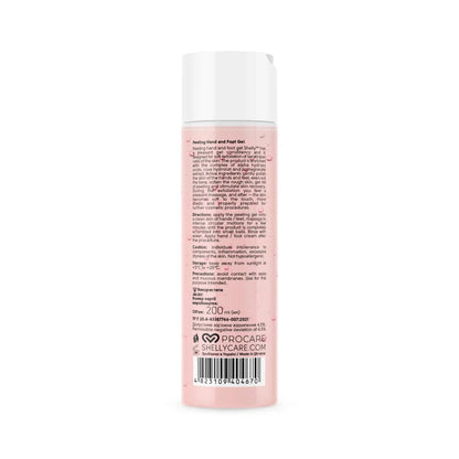 Professional skin care application of Shelly Peeling Gel on feet