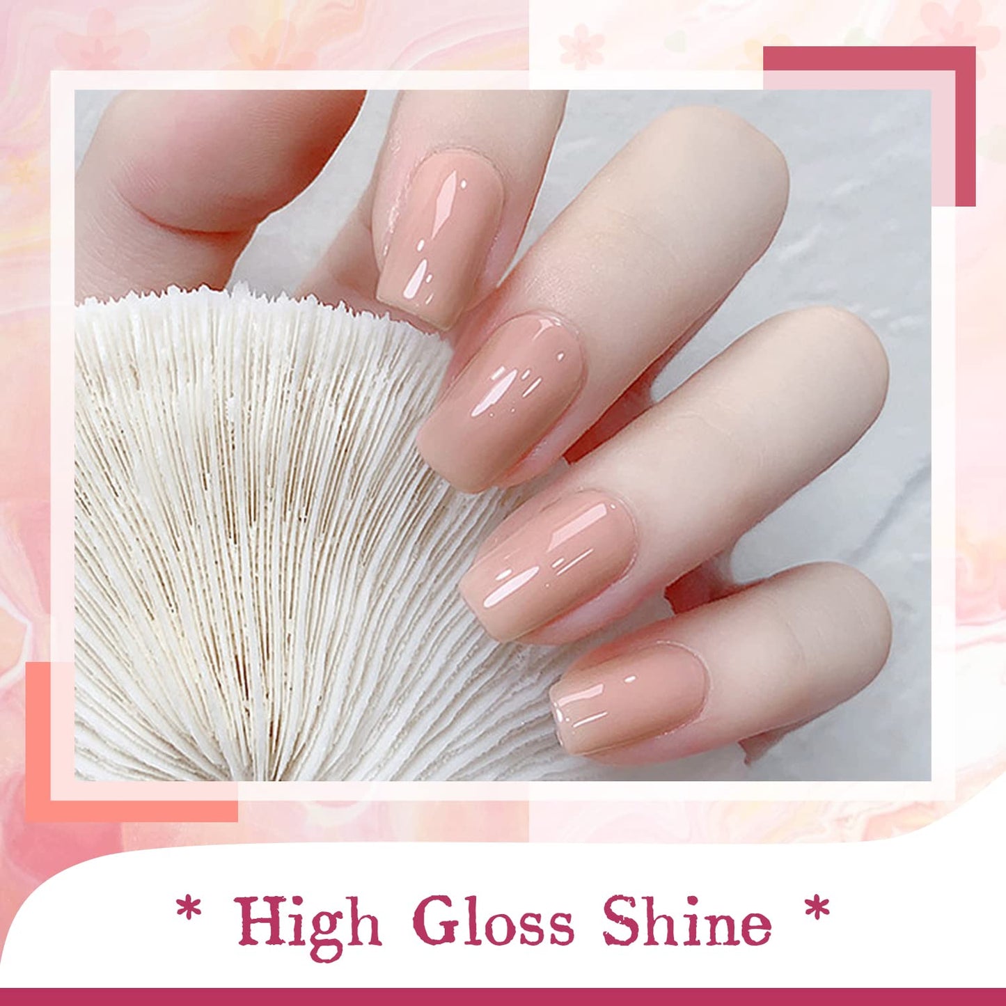 Jodsone gel nail polish base and matte top coat bottles