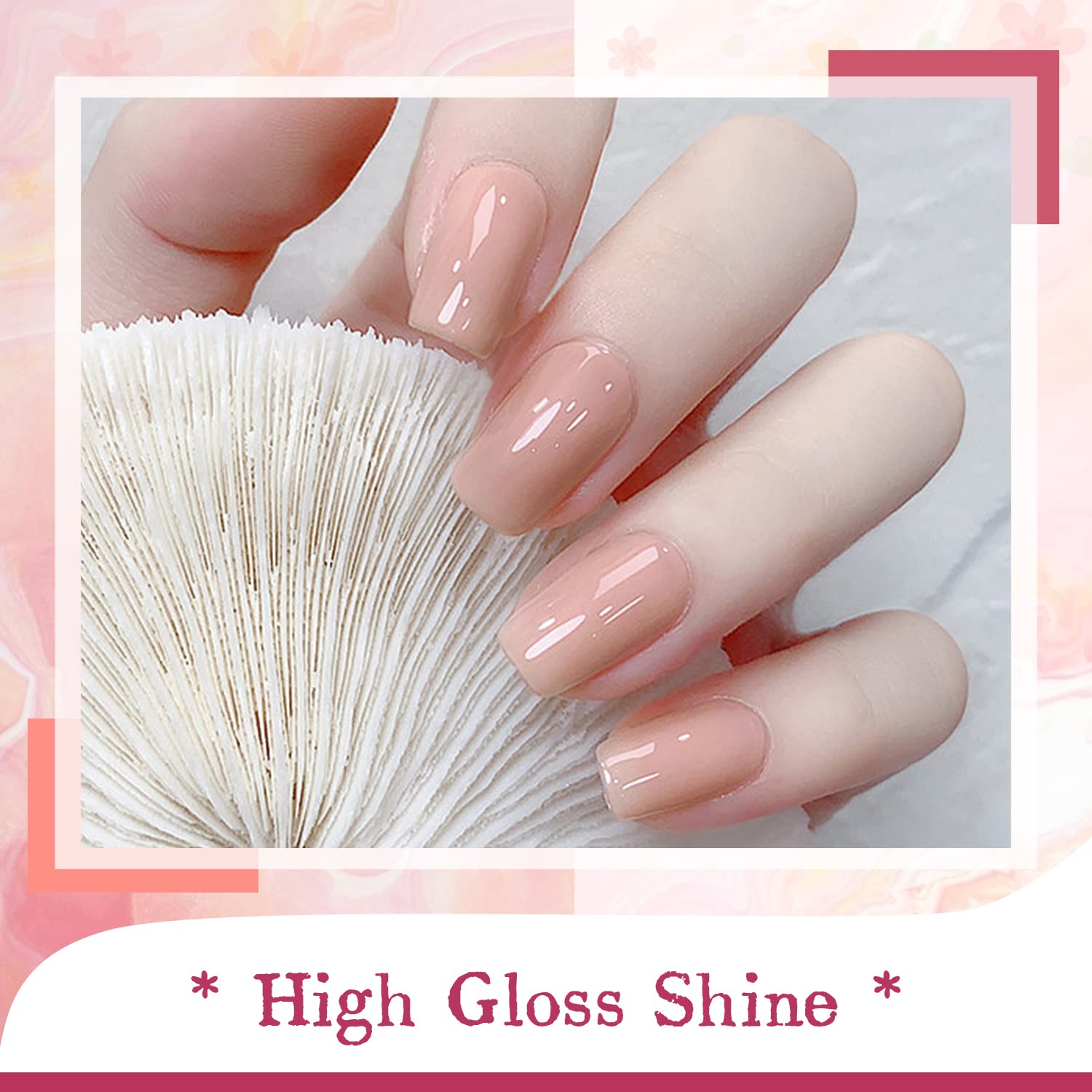 Jodsone gel nail polish base and matte top coat bottles