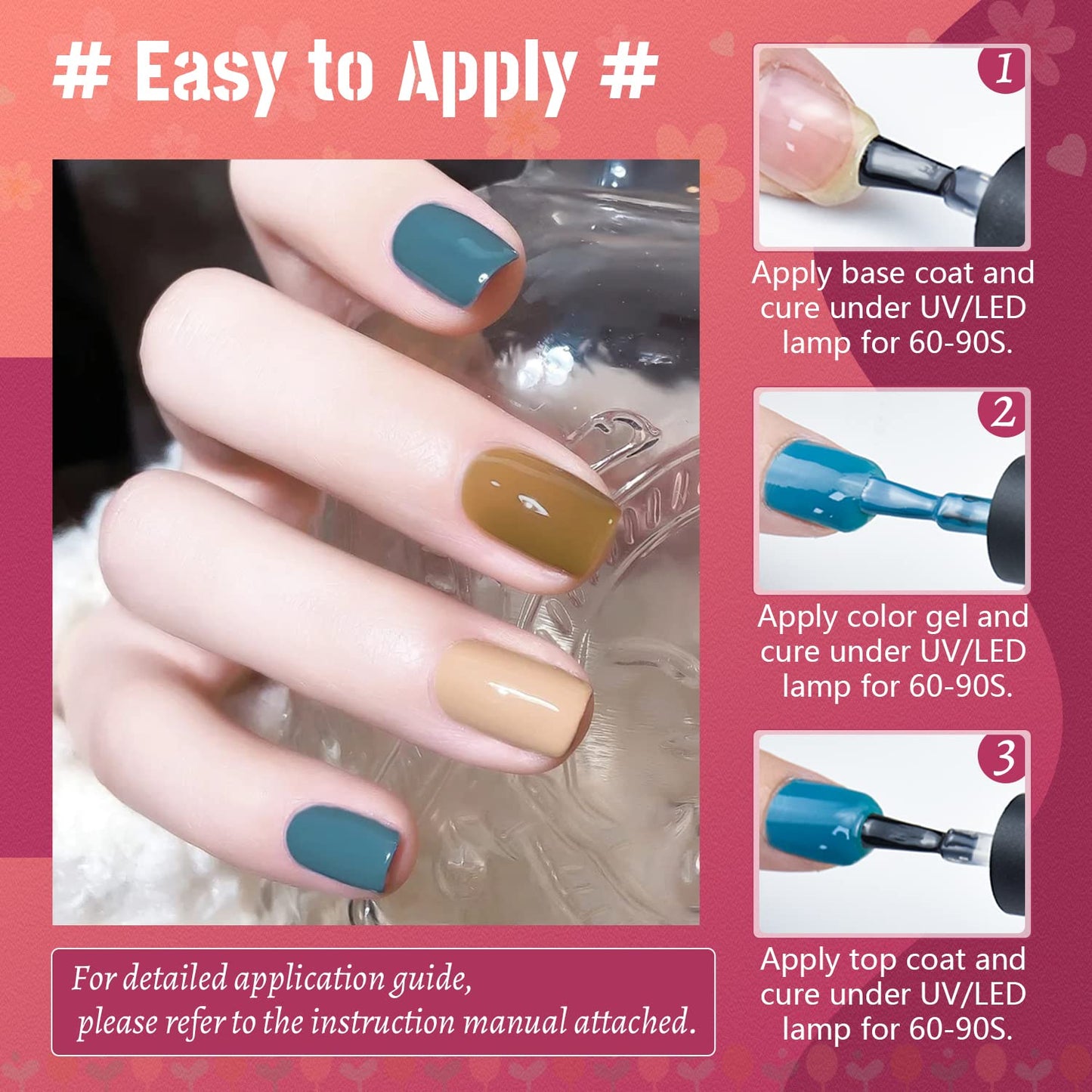 Professional Jodsone gel nail polish starter kit set
