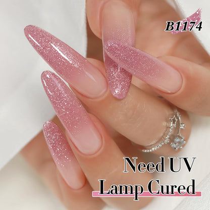 Double Rhythm holographic gel polish swatch