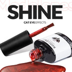 Demonstration of the magnetic wand creating the shifting cat-eye design