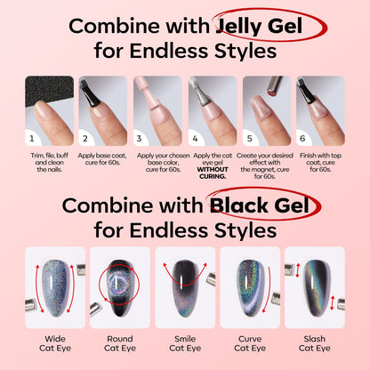Professional manicure result using Modelones red gel