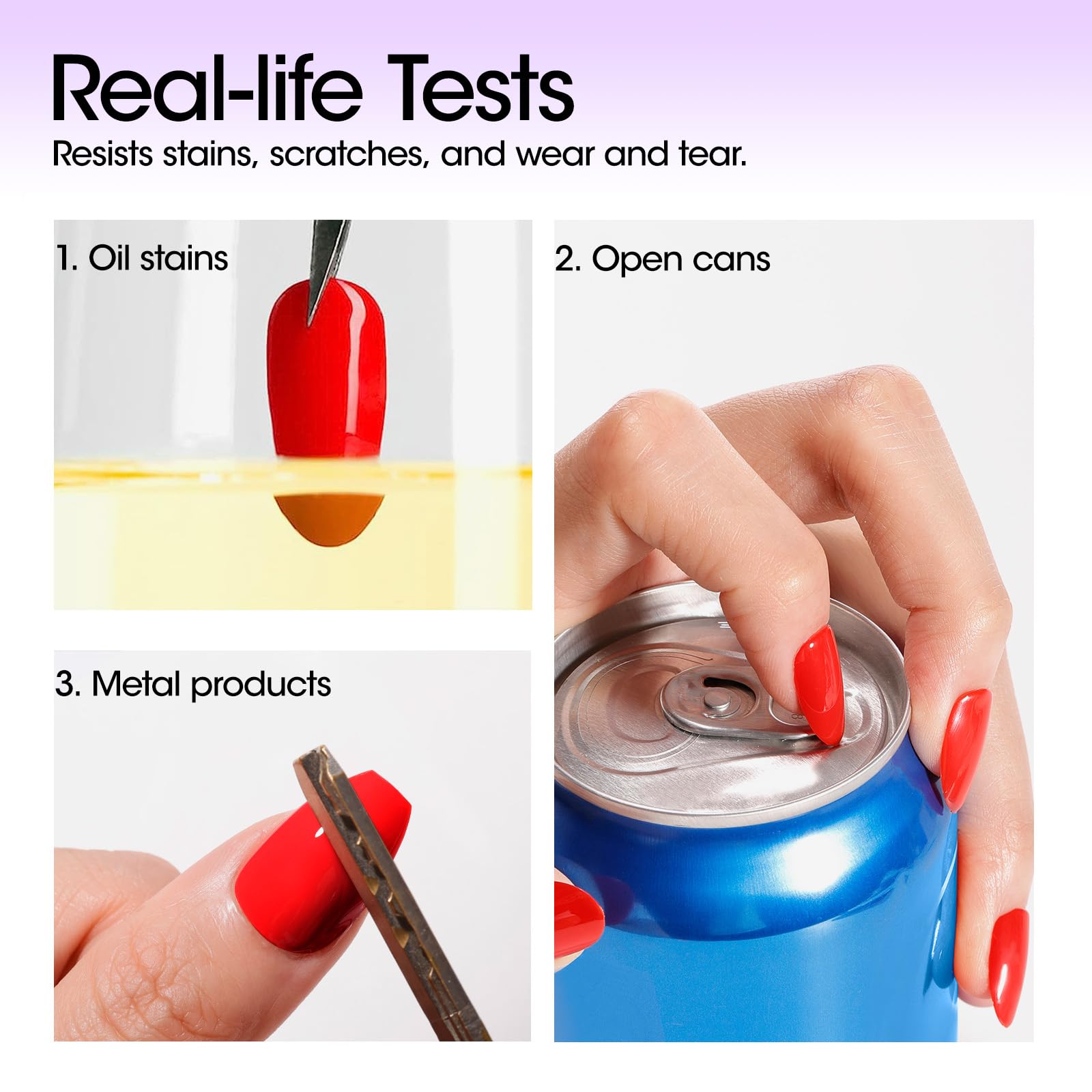 Gel manicure setup with Gellen base and top coat