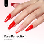 Beetles Gel Polish red gel nail polish brand logo label close up