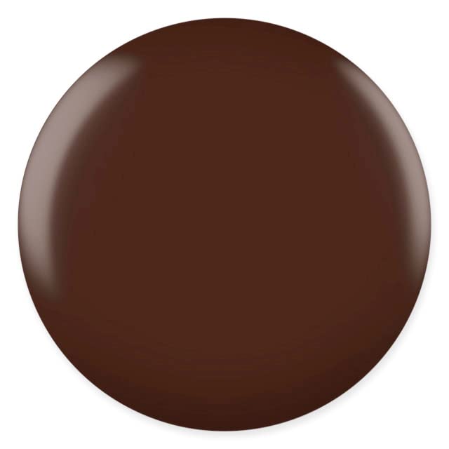 Daisy DND 053 Spiced Brown gel polish bottle detail