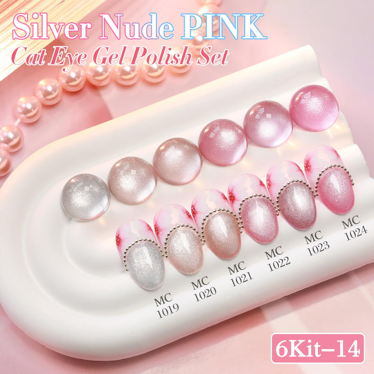 Double Rhythm cat eye gel polish set packaging and components