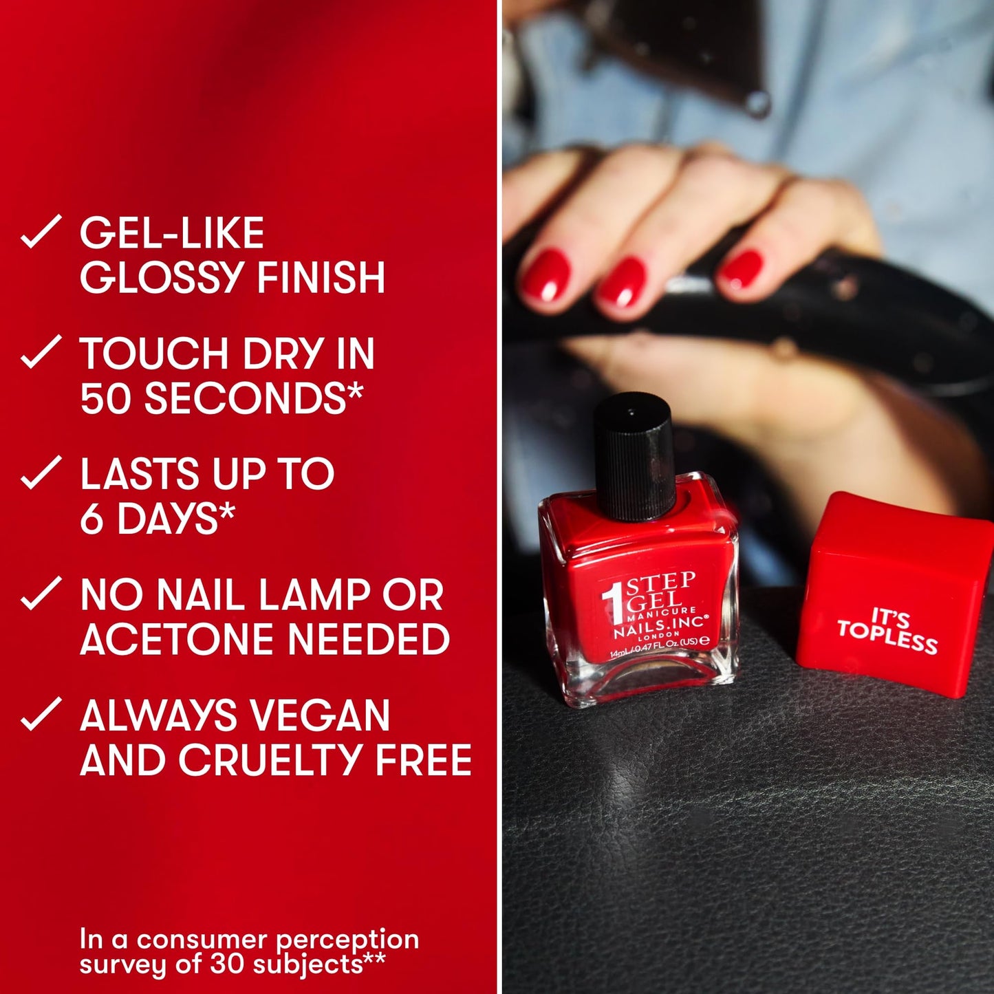 Authentic Nails Inc USA imported beauty product packaging