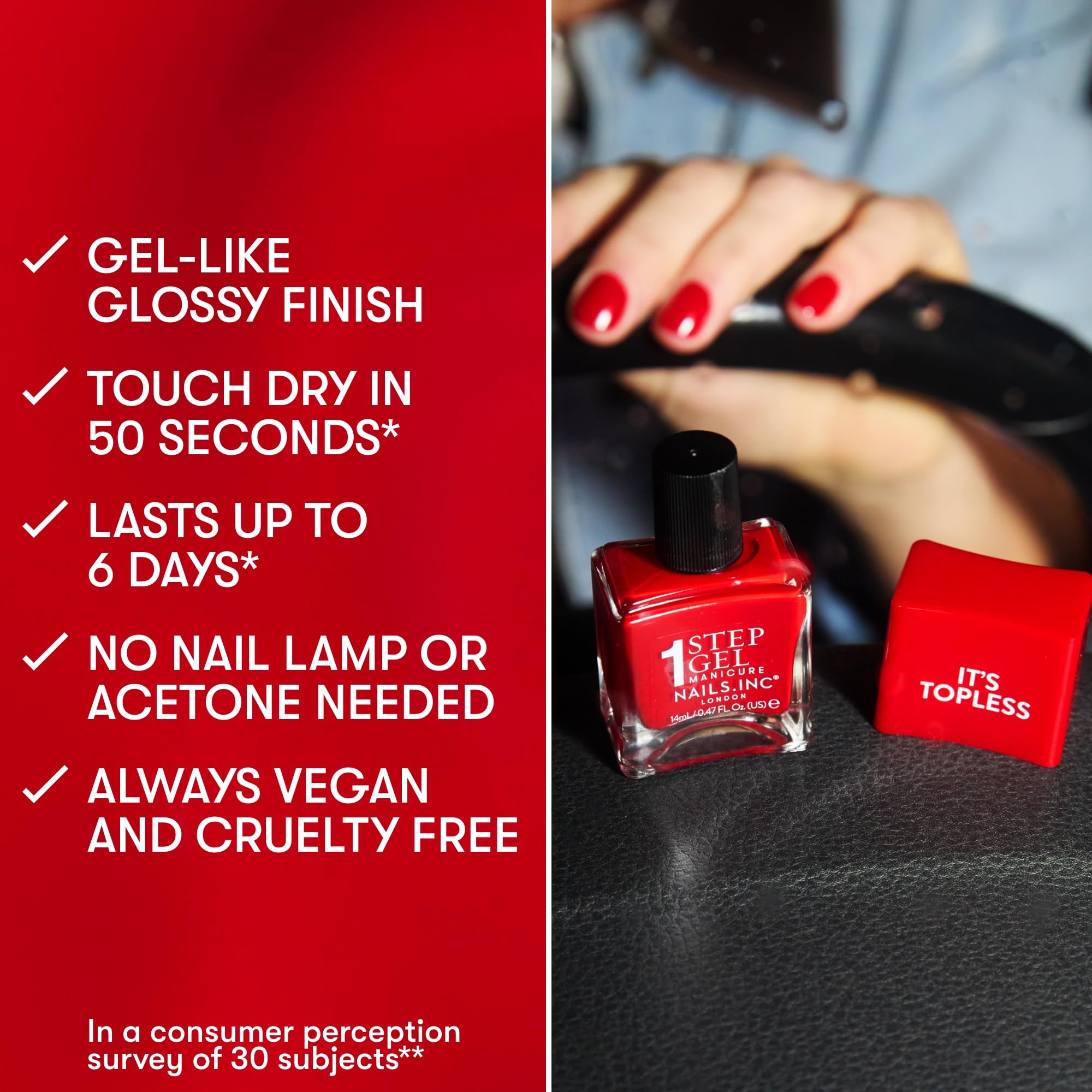 Authentic Nails Inc USA imported beauty product packaging