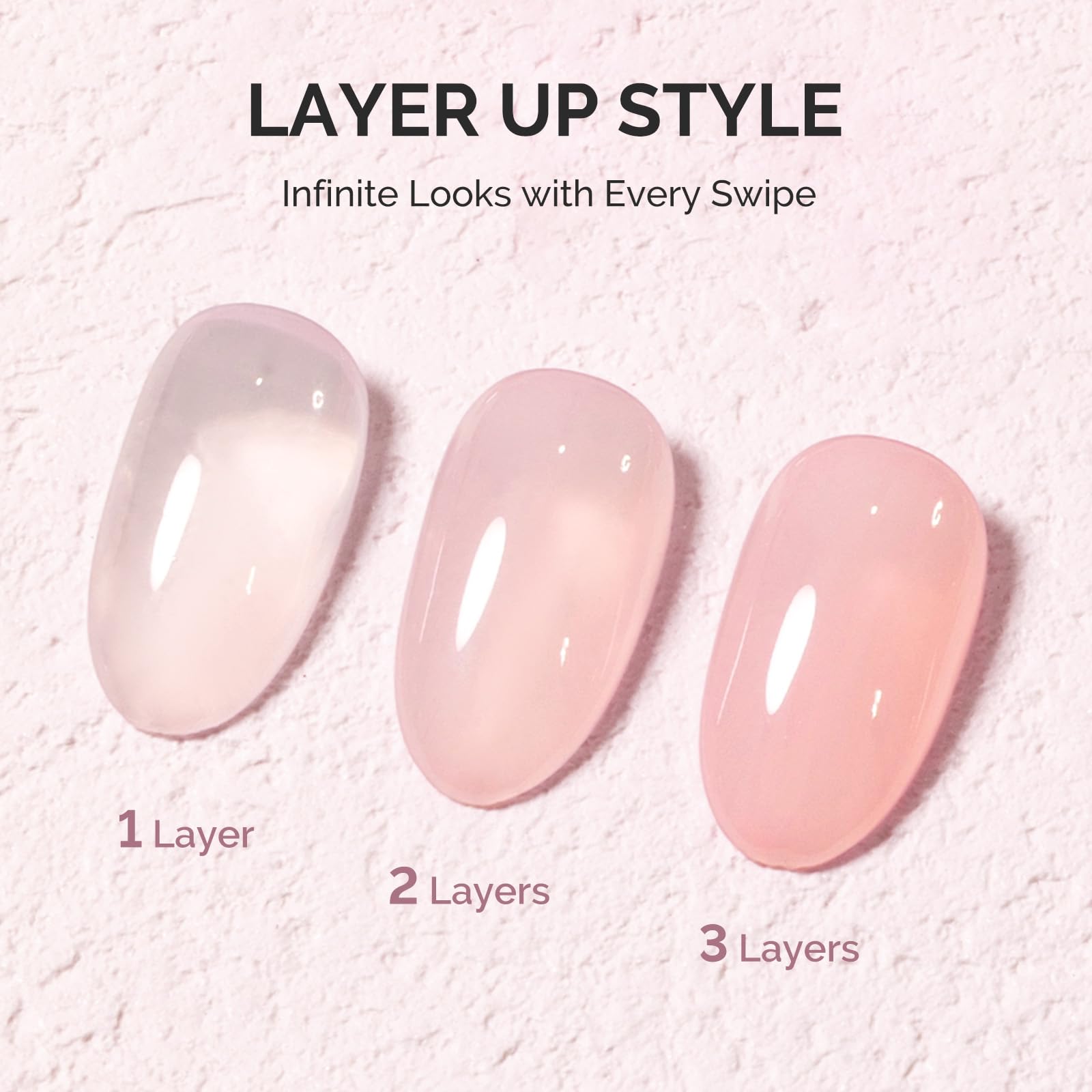 MelodySusie milky pastel gel polish swatch on nail tip