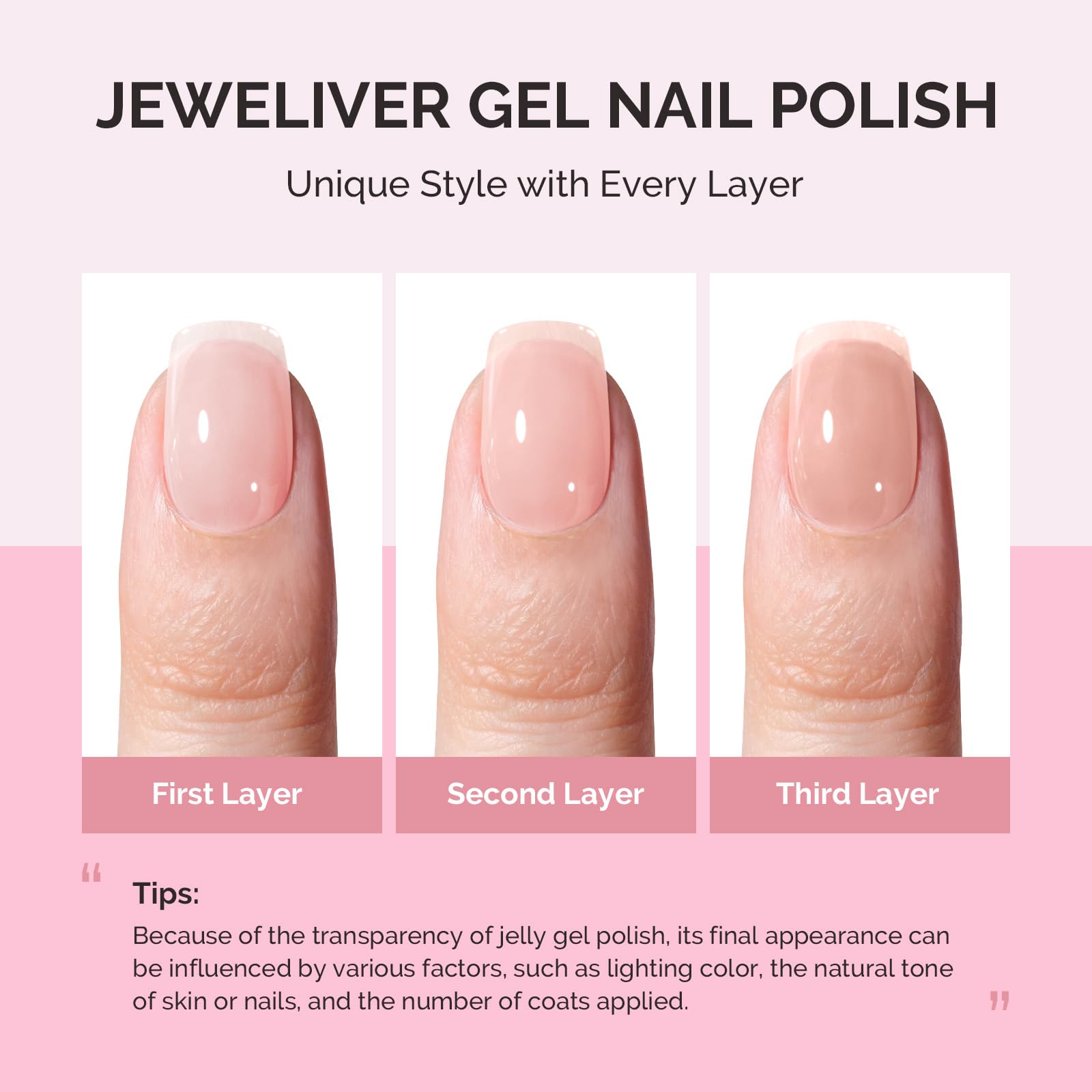 Back view of MelodySusie Jeweliver gel polish bottle showing details