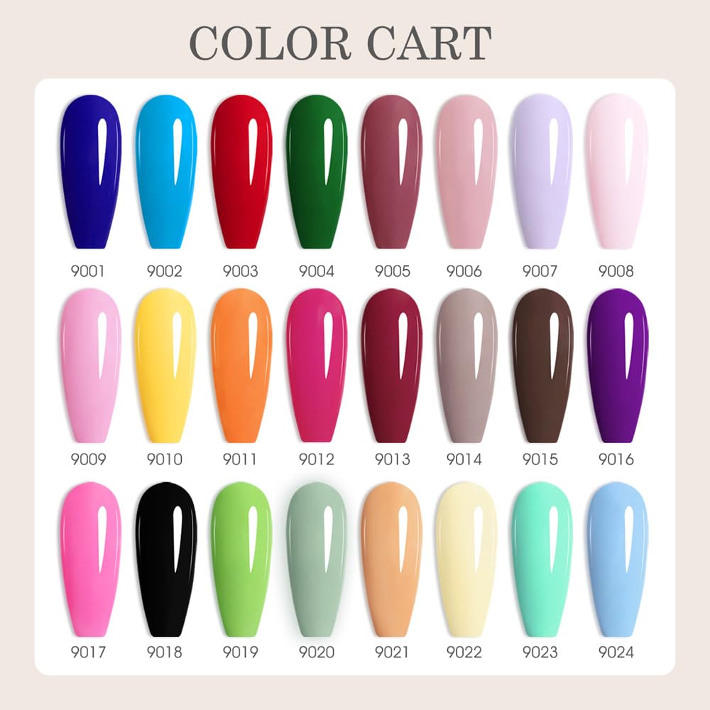 Close up of Canni 9 milliliter gel polish bottle with color label