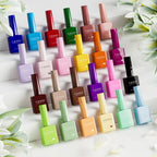 Canni gel nail polish manicure kit displayed with color swatches
