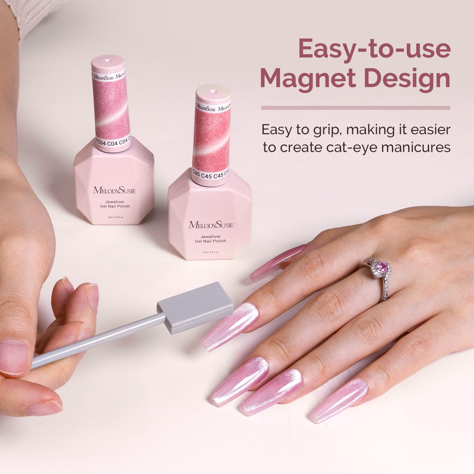 Variety of shapes in MelodySusie nail magnet kit