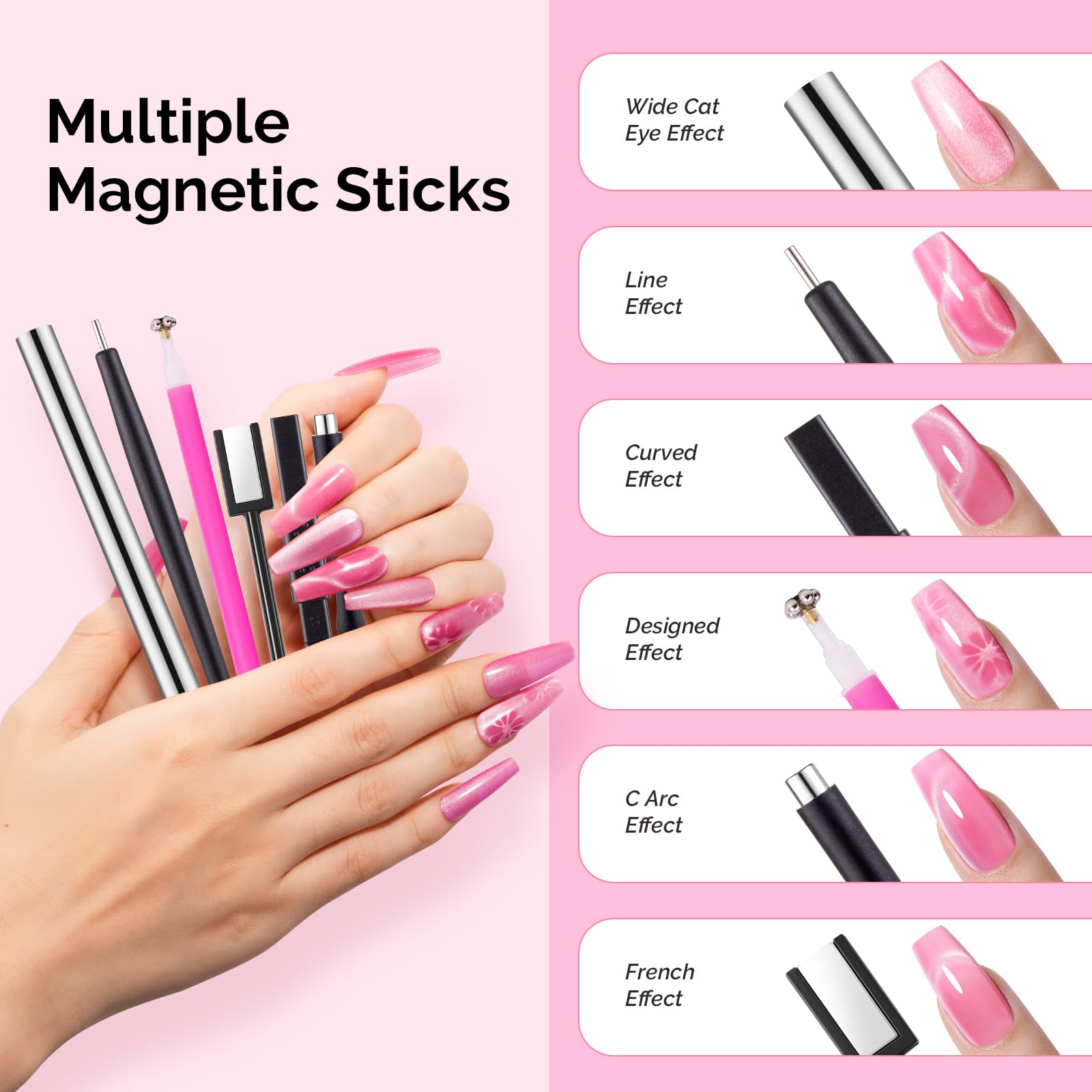 MelodySusie cat eye gel polish collection bottle details