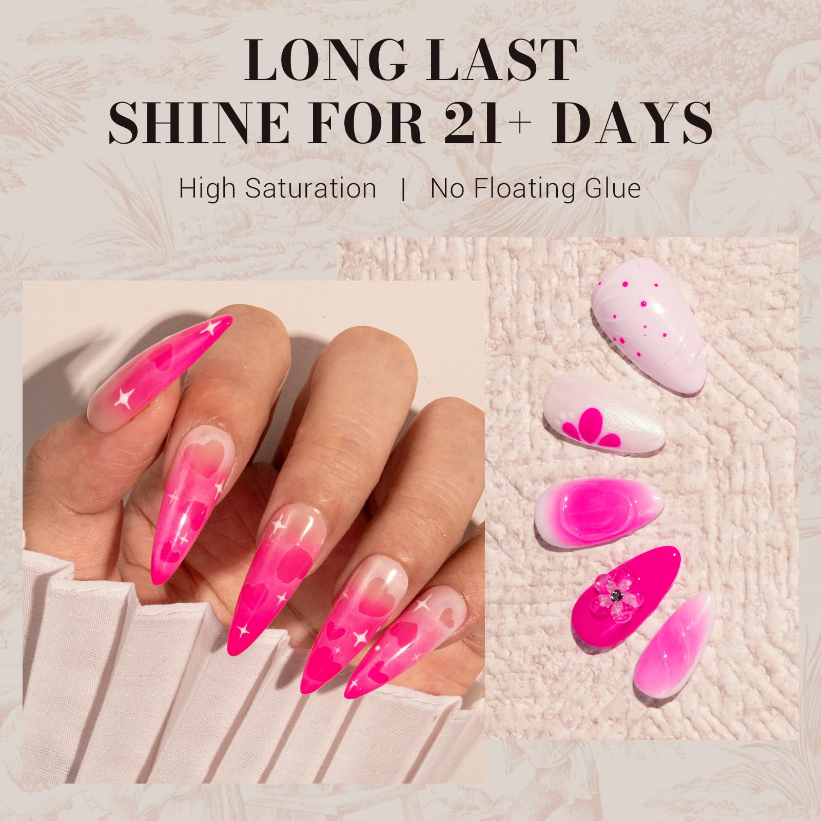 MelodySusie UV LED gel polish professional packaging