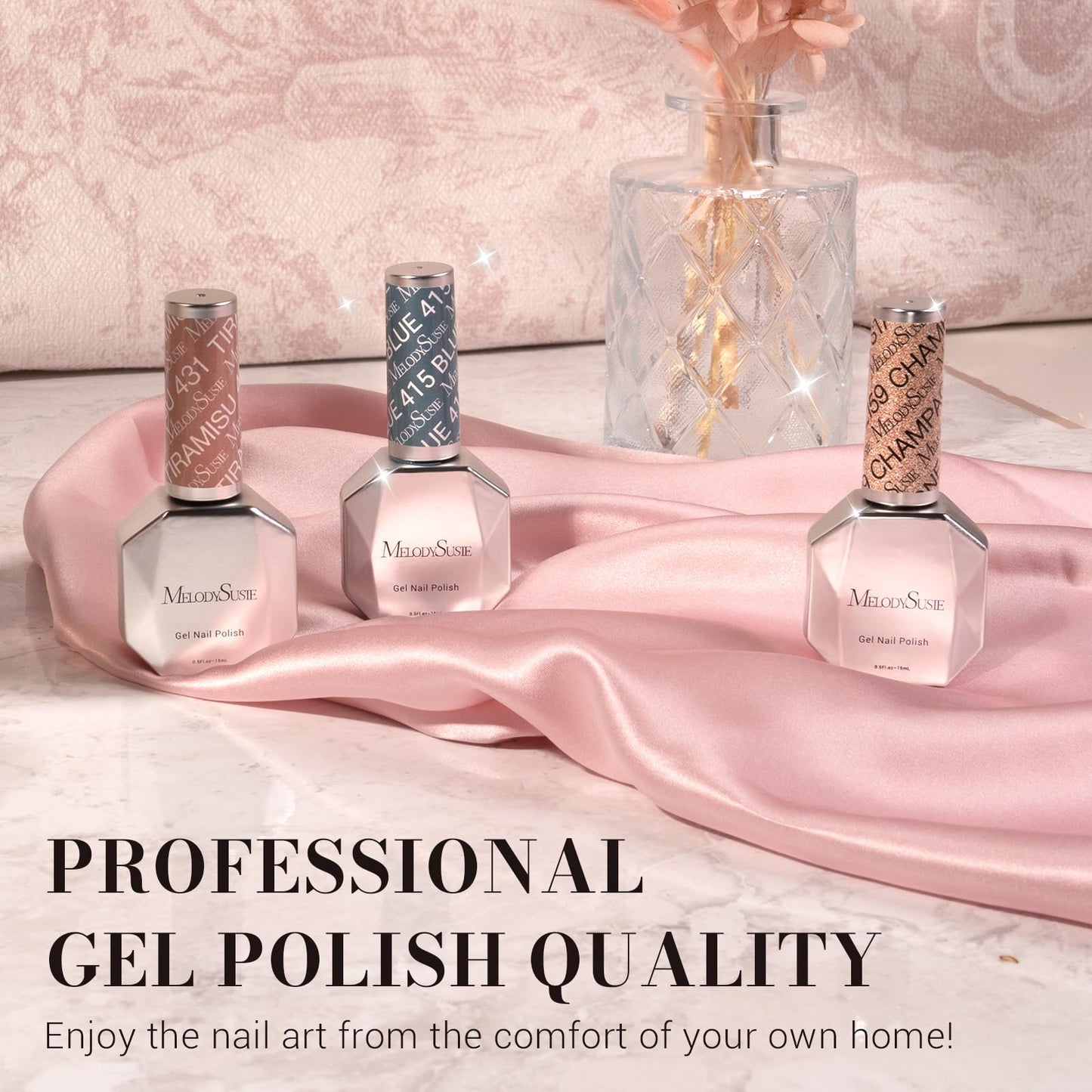 Professional nail art design using MelodySusie neon pink