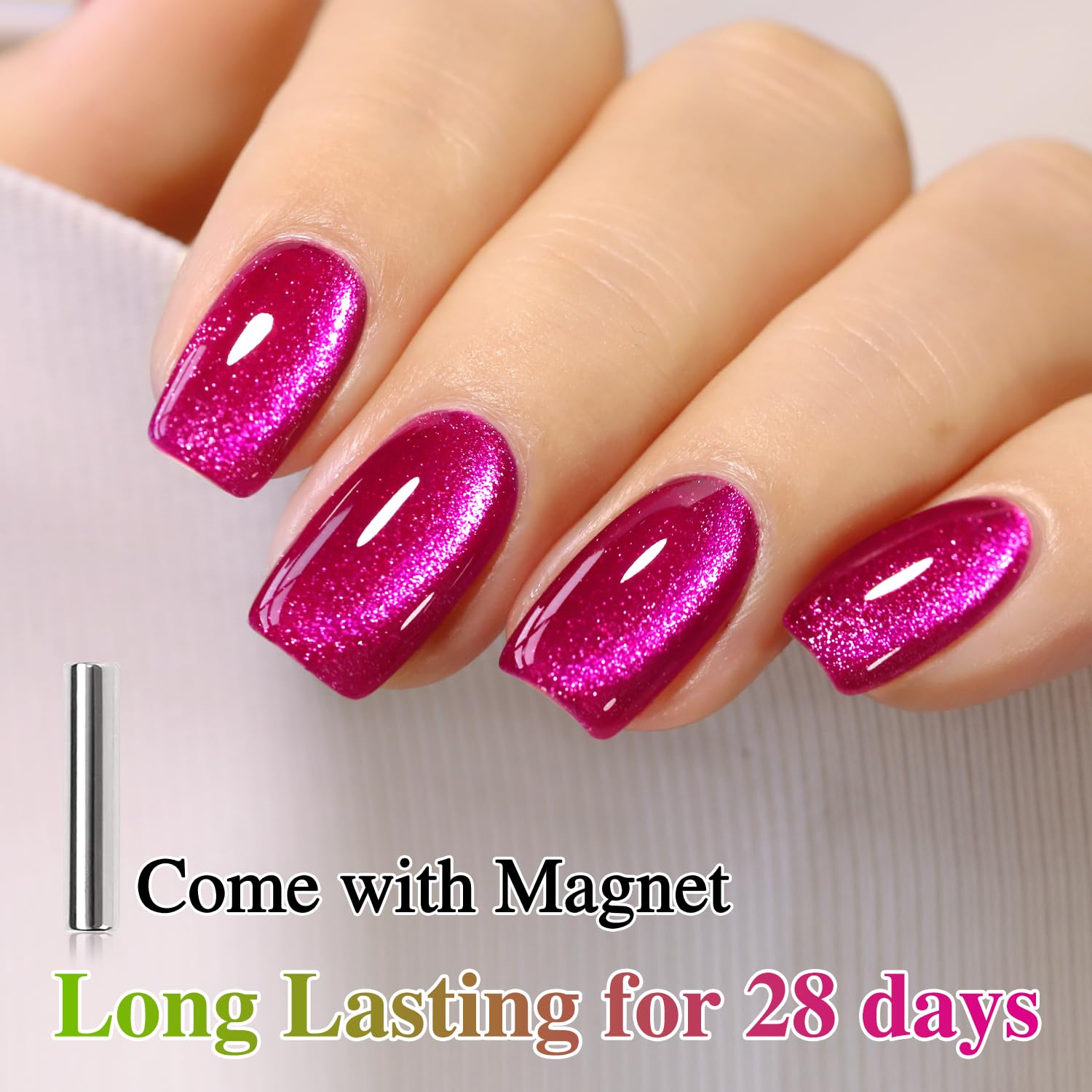 Close up of Pitaya Purple jelly glass gel finish