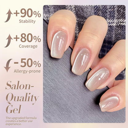 Magnetic wand application for cat eye gel